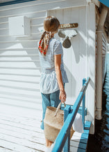 Load image into Gallery viewer, Flint Navy Stripe Tee