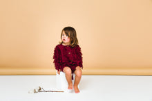 Load image into Gallery viewer, Harley Fringe Knit Cardigan - Burgundy