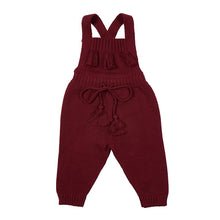 Load image into Gallery viewer, Davey Hand Knit Overall - Burgundy