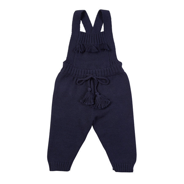 Davey Hand Knit Overall - Navy