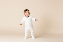 Load image into Gallery viewer, Frederik Footed Growsuit - Winter White
