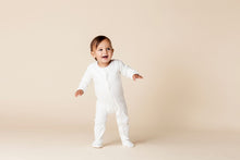 Load image into Gallery viewer, Frederik Footed Growsuit - Winter White