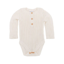 Load image into Gallery viewer, Goldie Hand Knit Rib Onesie Winter White