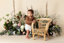 Load image into Gallery viewer, Goldie Hand Knit Rib Onesie Ochre