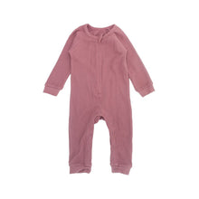 Load image into Gallery viewer, Perrywinkle Waffle Grow Suit - Rose Pink