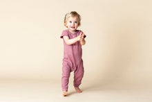 Load image into Gallery viewer, Phoenix Waffle Romper Rose Pink