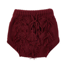 Load image into Gallery viewer, Harley Fringe Knit Bloomer - Burgundy