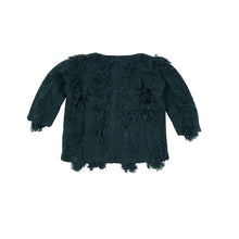 Load image into Gallery viewer, Harley Fringe Knit Cardigan - Teal