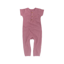 Load image into Gallery viewer, Phoenix Waffle Romper Rose Pink
