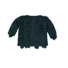 Load image into Gallery viewer, Harley Fringe Knit Cardigan - Teal
